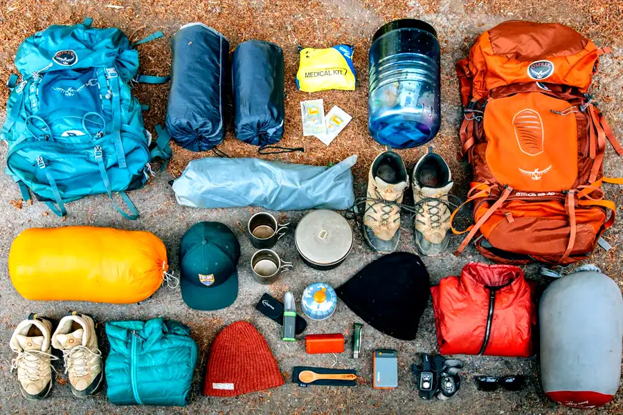 capming for fish Essential items 